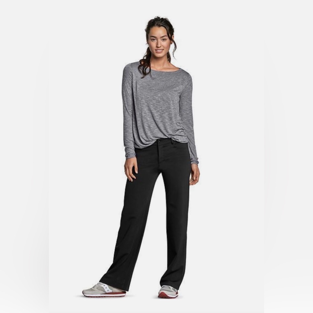 Athleta Ponte Classic Pant, BLACK SIZE 14